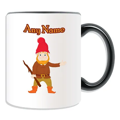 £11 • Buy Personalised Gift Gnome Mug Money Box Cup Fairy Tale Name Message Hobbit Dwarf