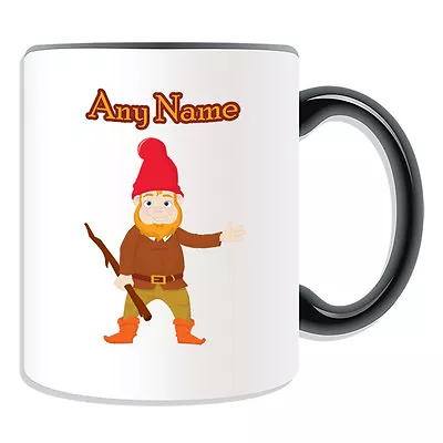 £11 • Buy Personalised Gift Gnome Mug Money Box Cup Fairy Tale Name Message Hobbit Dwarf