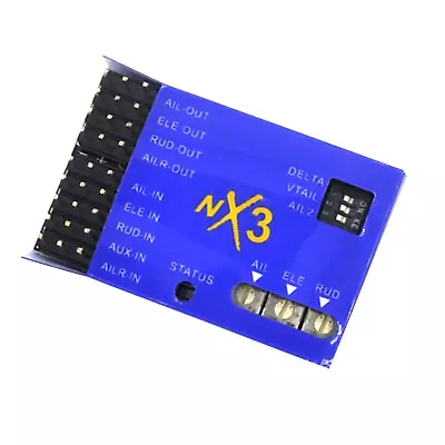 RC Airplane NX3 Fixed-wing 3 Axis Gyro Flight Controller Autobalance Stabilizer • $22.43