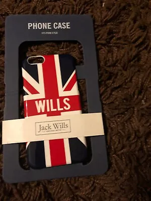 Jack Wills Iphone 5/ 6 Case New Union Jack Print RRP £14.50 • £7.99