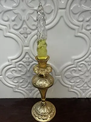 Rare Vtg Milano Perfume Candle Stick Holder  Lic.119 Milano Idr.cc.17 An.cc.85 • $100