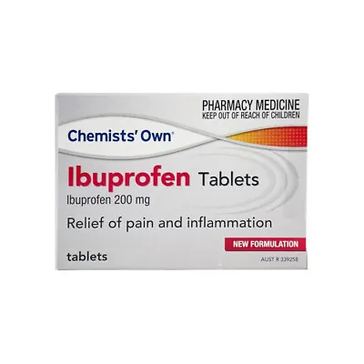 $14.95 • Buy Chemists Own Ibuprofen 200mg New Formulation For Pain & Inflammation 48 Tablets