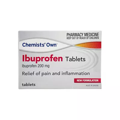 $14.95 • Buy Chemists Own Ibuprofen 200mg New Formulation For Pain & Inflammation 48 Tablets