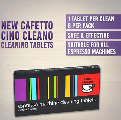 DELONGHI Coffee Residue Cleaning Tablets Espresso Machine Cleaner CINO CLEANO • $9.99