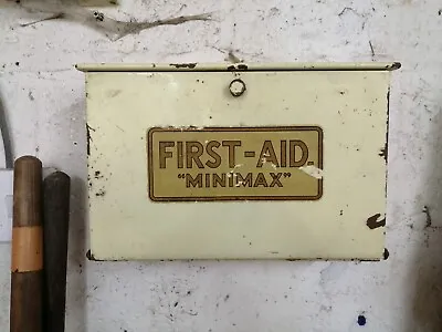 Retro First Aid Box Wall Mounted Metal • £35