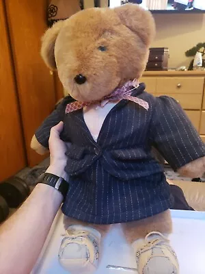 $50 • Buy Vintage Large V.I.B. (Very Important Bears) Flush Bear With Original Tag 1985 