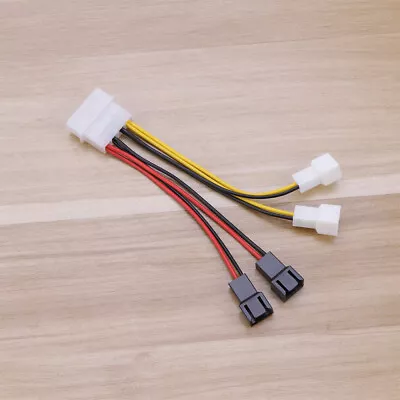 4 Pin To 3 Pin Fan Power Extension Cable For CPU Cooling (Black) • $8.34