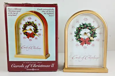Howard Miller Carols Of Christmas II Clock. Musical Hourly Chime Mantel Clock. • $25
