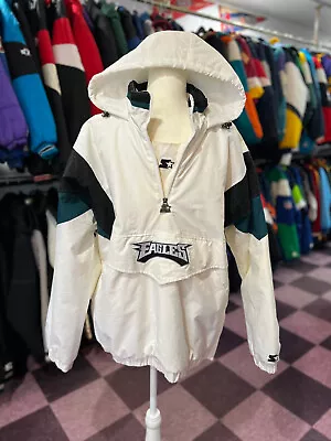 Philadelphia Eagles Pullover  Starter Jacket Large • $205