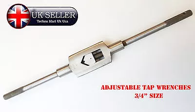 £18.99 • Buy 1/4  - 3/4   M6-M19  Adjustable Tap Wrench Steel Body 