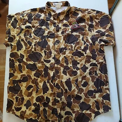 Vintage Columbia Hunting Shirt Camo Camouflage Size XL • $20