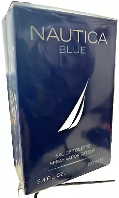 Nautica Blue 3.4 Oz EDT Cologne For Men 100 ML Brand New In Box • $17.99