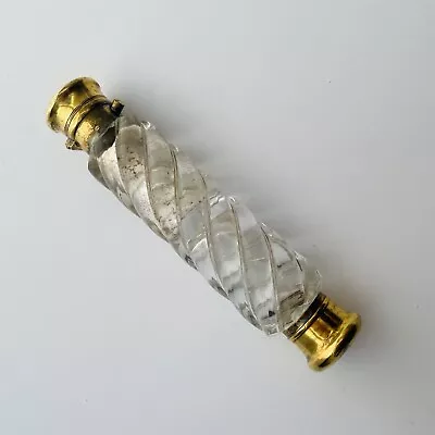 Antique Sampson Mordan Gilt Double Ended Scent Bottle Perfume Late 19th Century • £200