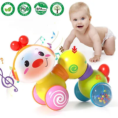 Baby Musical ToysPress And Go Crawling Toys Newborn Toddler Interactive Toys UK • £11.90