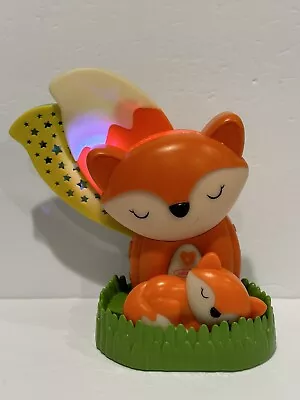 3-in-1 Musical Soother Night Light Projector Fox Infantino Go Gaga Nursery Music • $29.99