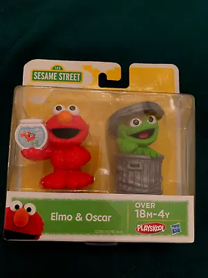 Playskool Sesame Street Figures - Elmo & Oscar • $7.99