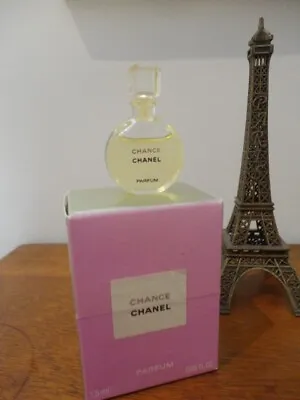 Vintage CHANEL CHANCE 1.5ml Micro Miniature Collectible Perfume Parfum With Box • $59
