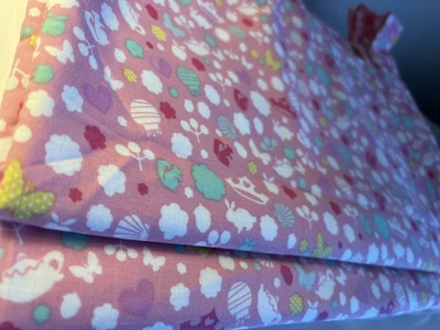 £22 • Buy A Pretty Pair Of Pink Disney Princess Tab Top, Fully Lined Childrens Curtains ,