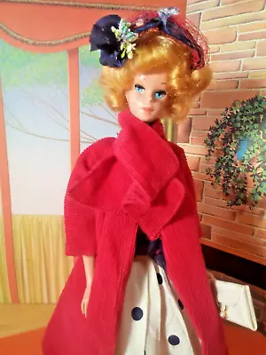 Vintage Mattel 1958 Miss Barbie Doll With Wig & Outfit • $42