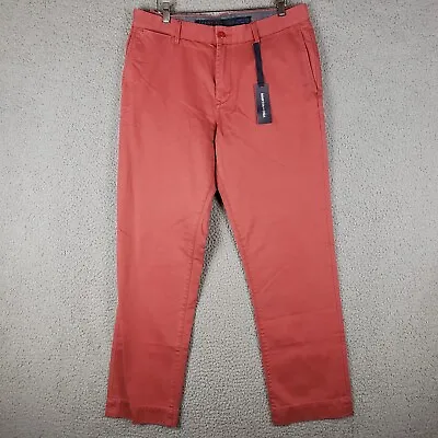 Martin+Osa Classic Chino Pants Skater Streetwear Straight Leg Men's 33x32 Red • $24.88