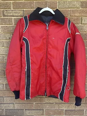 Vintage Yamaha Snowmobile Jacket Coat Winter Sport Red Men’s Small • $55