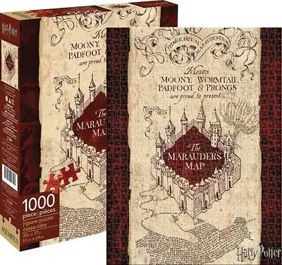 Harry Potter Marauders Map 1000-Piece Jigsaw Puzzle • $15.70