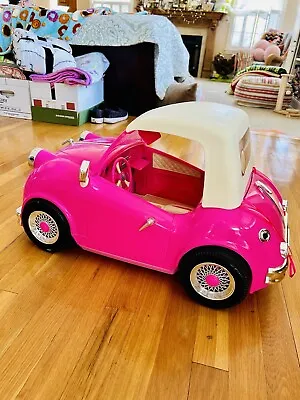 Our Generation Retro Convertible Car For 18  Doll Fits American Girl Radio!! • $75