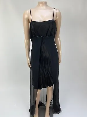 Vintage 90's Y2K Fiesta Women's Dress Mini Sheer Formal Prom Party H4-29 • $31.99