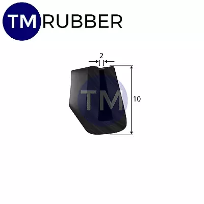 Rubber Edge Trim Edging Edge Protector U Channel U Shape U563 2mm Sold P/m  • $3.50