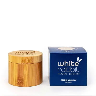 White Rabbit Skincare Rosehip & Camellia Day Cream Moisturiser - 100ml - Vegan • £24.99