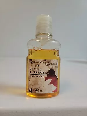 Bath & Body Works Velvet Tuberose Shower Gel 2oz Partial Bottle • $6.25