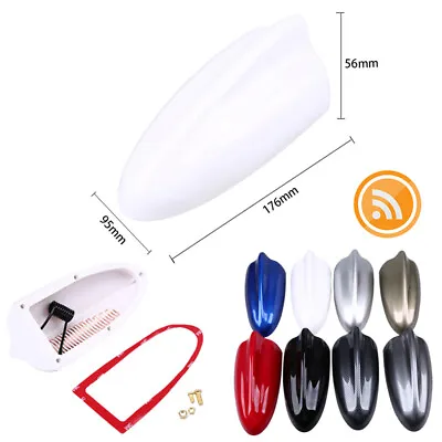 For Opel Vauxhall BMW Radio FM/AM Aerial Auto Car Shark Fin Roof Antenna White • £13.19