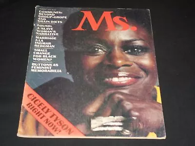 1974 August Ms. Magazine - Cicely Tyson - Front Cover - L 4142 • $39.99