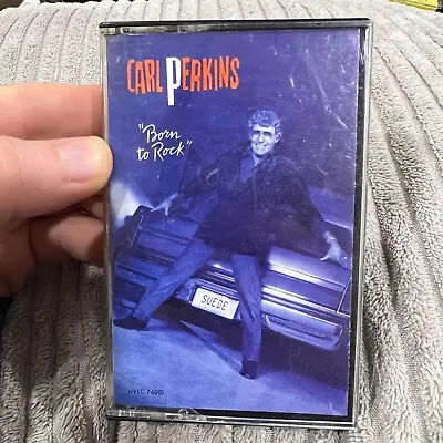 Vintage Cassette Tape Carl Perkins Born To Rock • $10