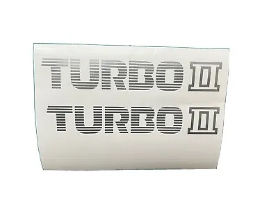 87-91 Mazda RX-7 TURBO 2 Side Fender Decal Pair RX7 FC FC3S 13BT TURBO II T2 • $15