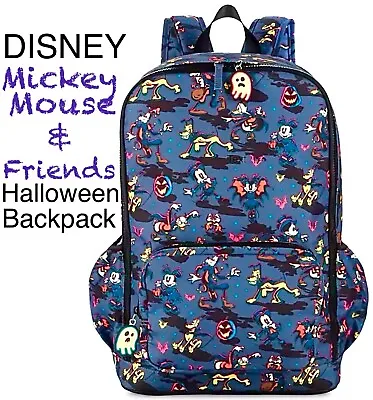 2023 Disney Mickey Mouse & Friends Halloween Glow In The Dark Large Backpack • $47.99