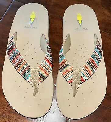 Volatile Eleana Thong Flip Flop Size 7 Sandals • $34