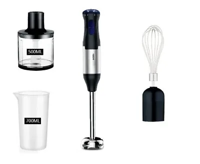 4 In 1 6 Speed 1000W Powerful Hand Held Electric Food Blender Mixer Stick UK • £27.99