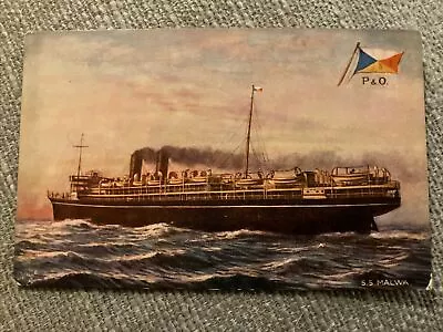 Merchant Navy Postcard P & O SS Maiwa 966 • £1.99