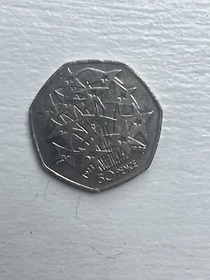 European Union - 50p ￼ 1998 - Circulated • £1.75