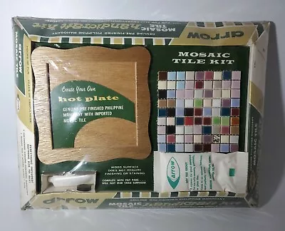 Rare 1962 Vintage Arrow Mosaic Tile Handicraft Kit NEW OLD STOCK  • $135.03