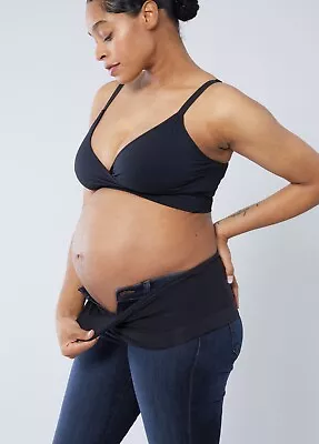 Ingrid & Isabel Bellaband Maternity Belly Band Postpartum Black Small Support A+ • $11.70
