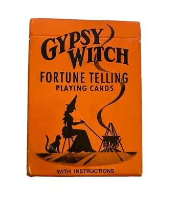 Vintage Complete Gypsy Witch Deck Fortune Telling Playing Cards Set USA Card Co • $14.99