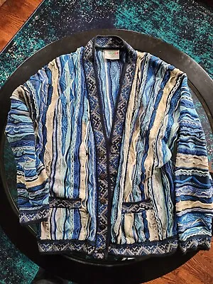 Vintage Actual Coogi Sweater Cardigan • $199.99
