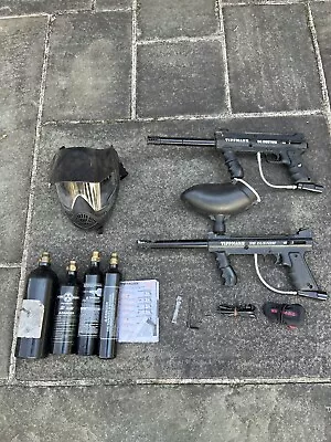 Paintball Stuff 2 Tippman 98 Custom + 4 Empty Canisters Note: Not Tested • $46