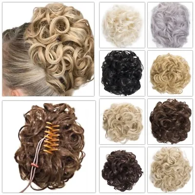KOKO Curly Bun Claw Clamp Clip In Large Hair Bun Hair Piece Updo Natural Colours • £11.85