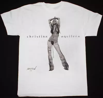 $20.89 • Buy CHRISTINA AGUILERA Stripped Double Record Album T Shirt Women BC658