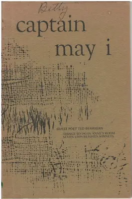 £12.89 • Buy Captain May I (Poetry, Spring 1969) Signed By Editor James Humphrey