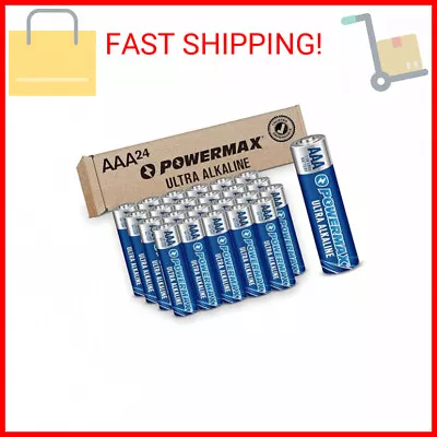 Powermax 24-Count AAA Batteries Ultra Long Lasting Alkaline Battery 10-Year Sh • $8.49