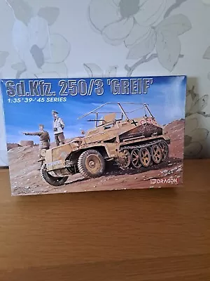 Dragon 1/35 Model Kit Sd.Kfz.10 Ausf.B 'Greif' Half Track 1939 - 1945 Series • £45